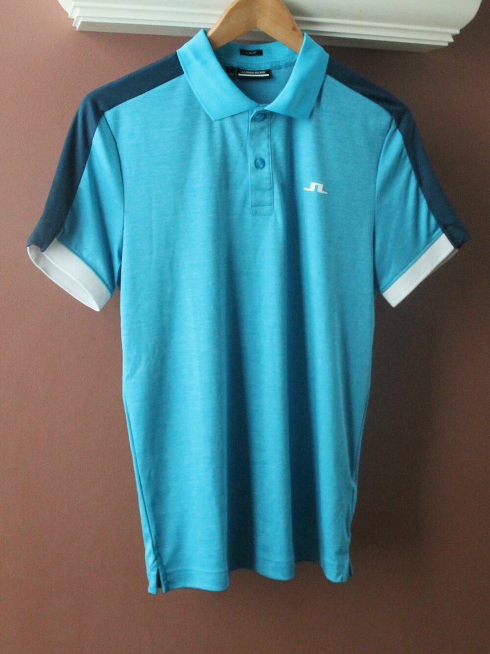 J Lindeberg Polo Size Small Men Golf 1/4 Button Collared Shirt